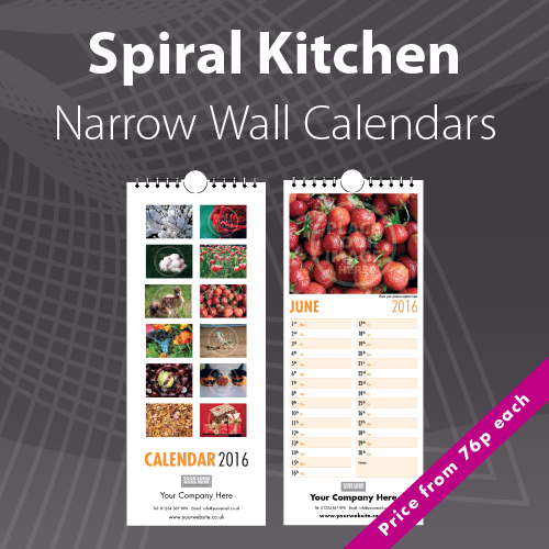 2021 Narrow Kitchen Calendar Printing
