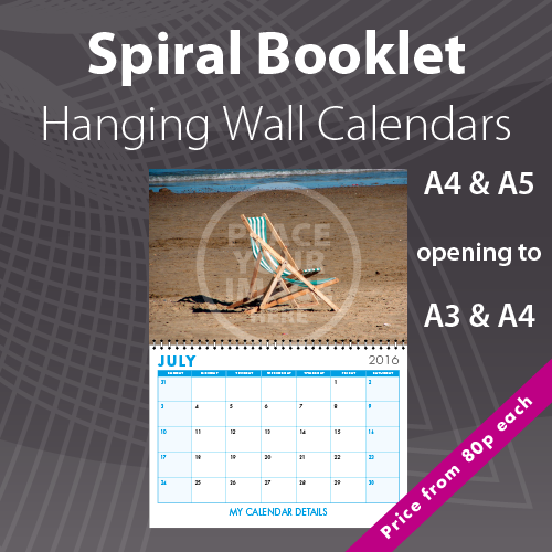 2021 Spiral Booklet Calendar Printing